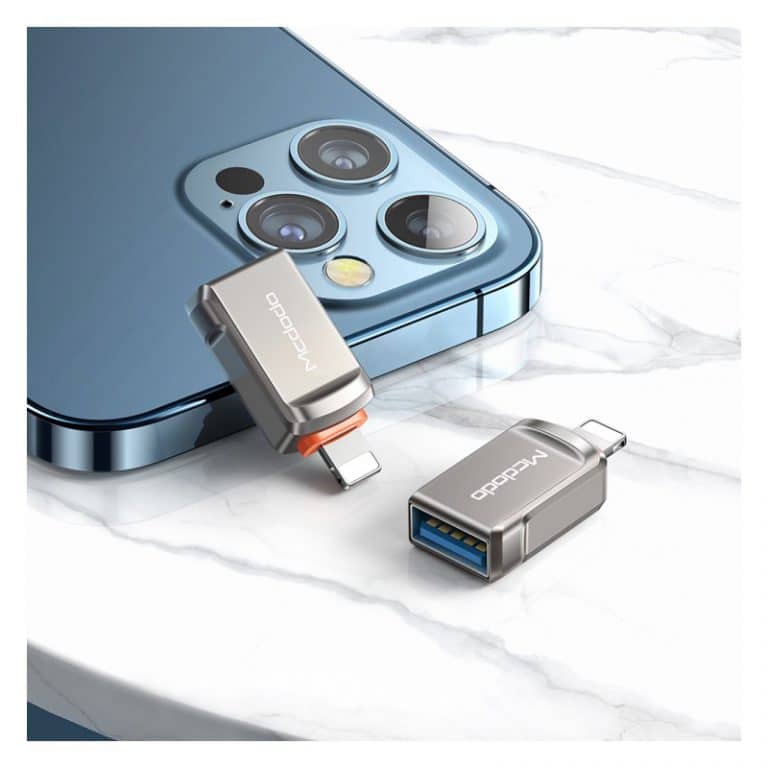 تبدیل OTG لایتنینگ به USB 3.0 مک دودو Mcdodo USB 3.0 to Lightning Convertor