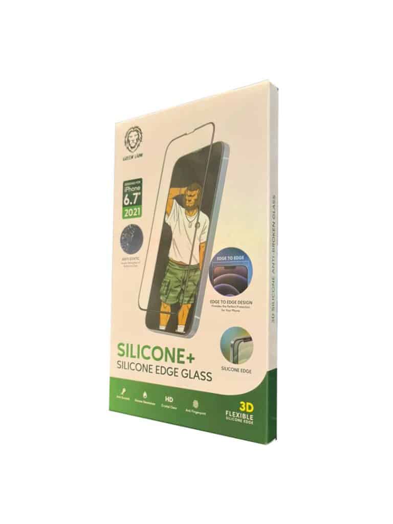 گلس محافظ صفحه موبایل مدل اپل آیفون 13Pro Max شفاف برند Green Lion
