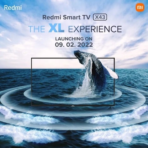 Redmi Smart TV X43 with 30W speakers همدان