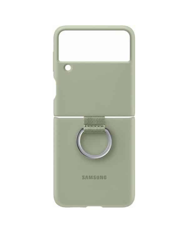کاور موبایل سامسونگ Silicone Cover With Ring Samsung Galaxy Z Flip 3 5G