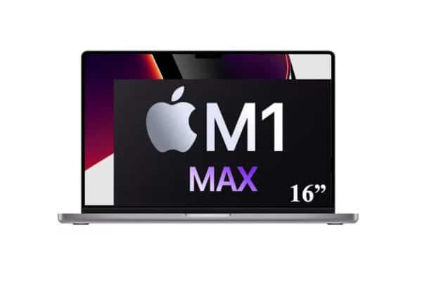 لپ تاپ 16 اینچی اپل مدل MacBook Pro MK1H3 M1 Max 2021 با حافظه داخلی 1 ترابایت/32 گیگابایت SSD