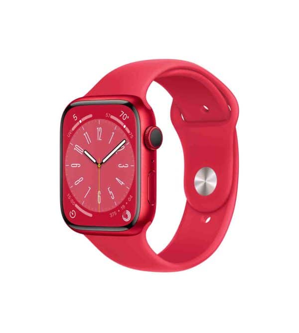 red apple watch 8